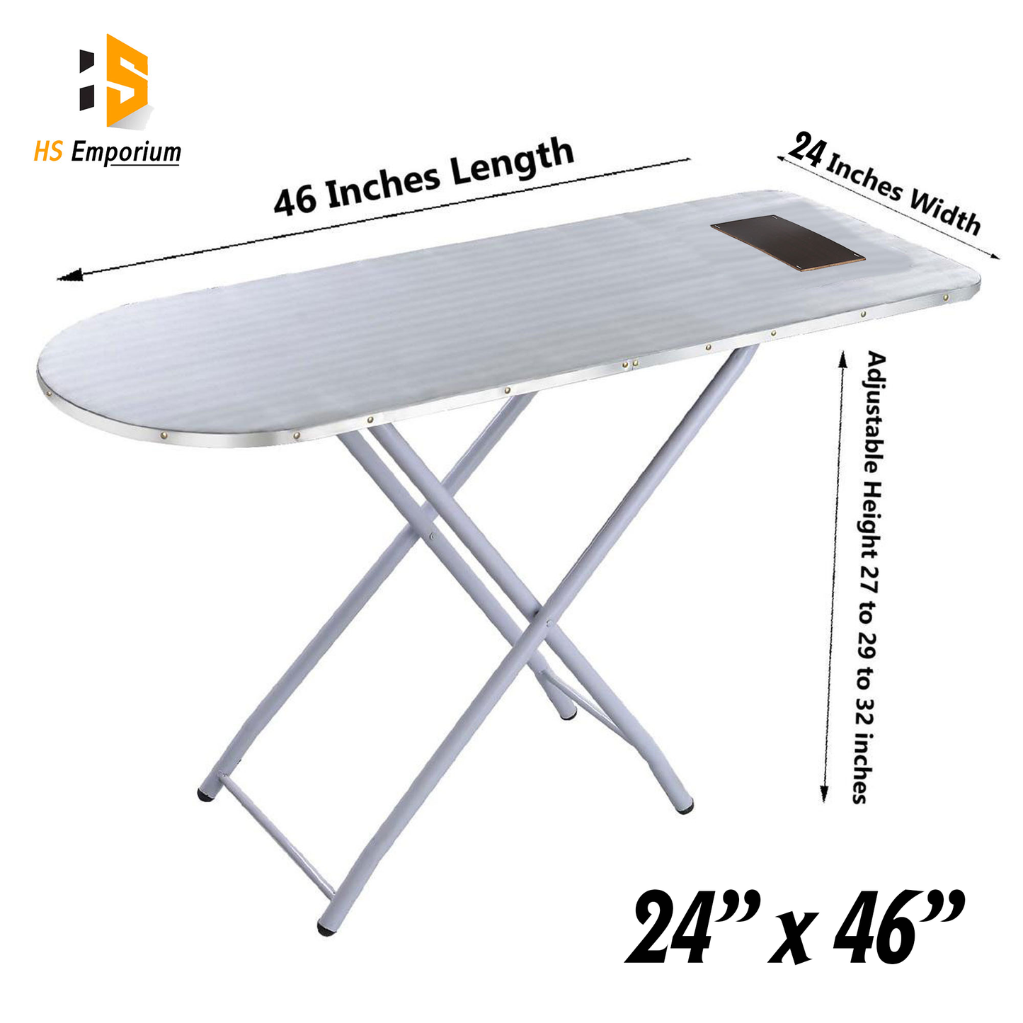 Durable Foldable Iron Stand Adjustable Iron Table & Stand - Folding Ironing stand | HS Emporium |