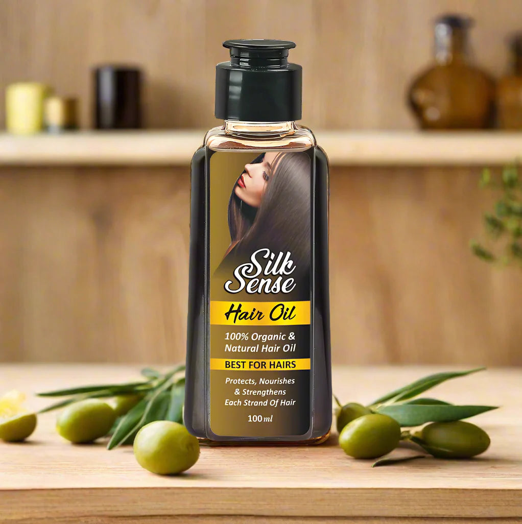 Silk Sense Hair Oil – 100% Organic & Natural – 100ml