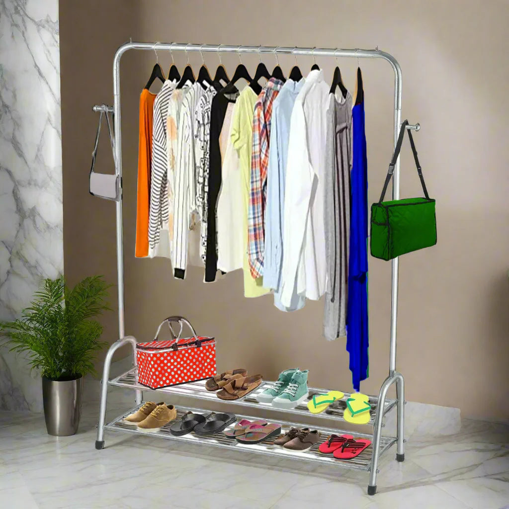 Cloth hanging stand/ Double Shoes Rack Stand