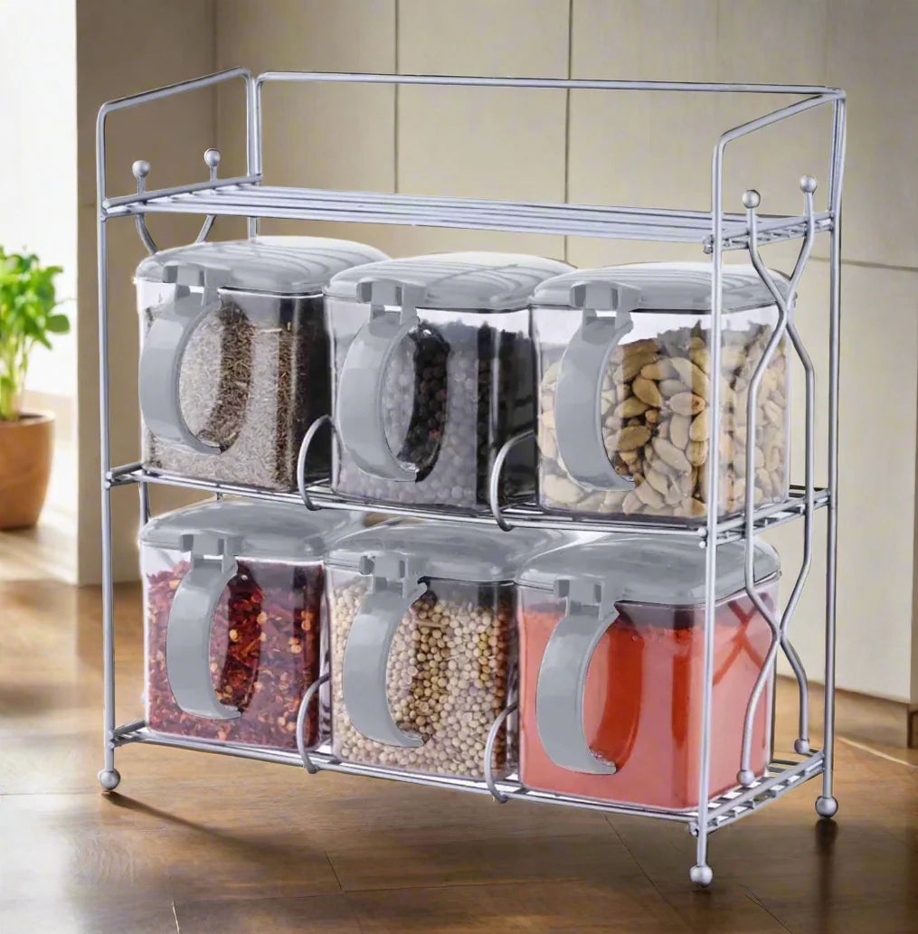 STEEL SPICE RACK