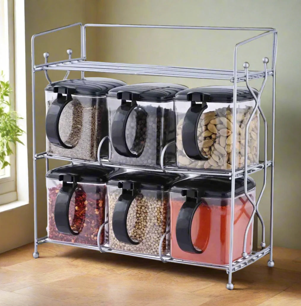 STEEL SPICE RACK
