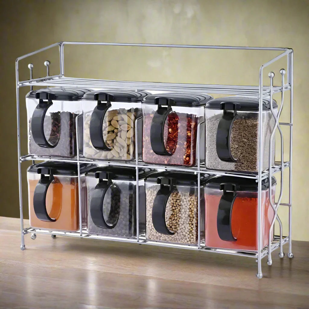 STEEL SPICE RACK