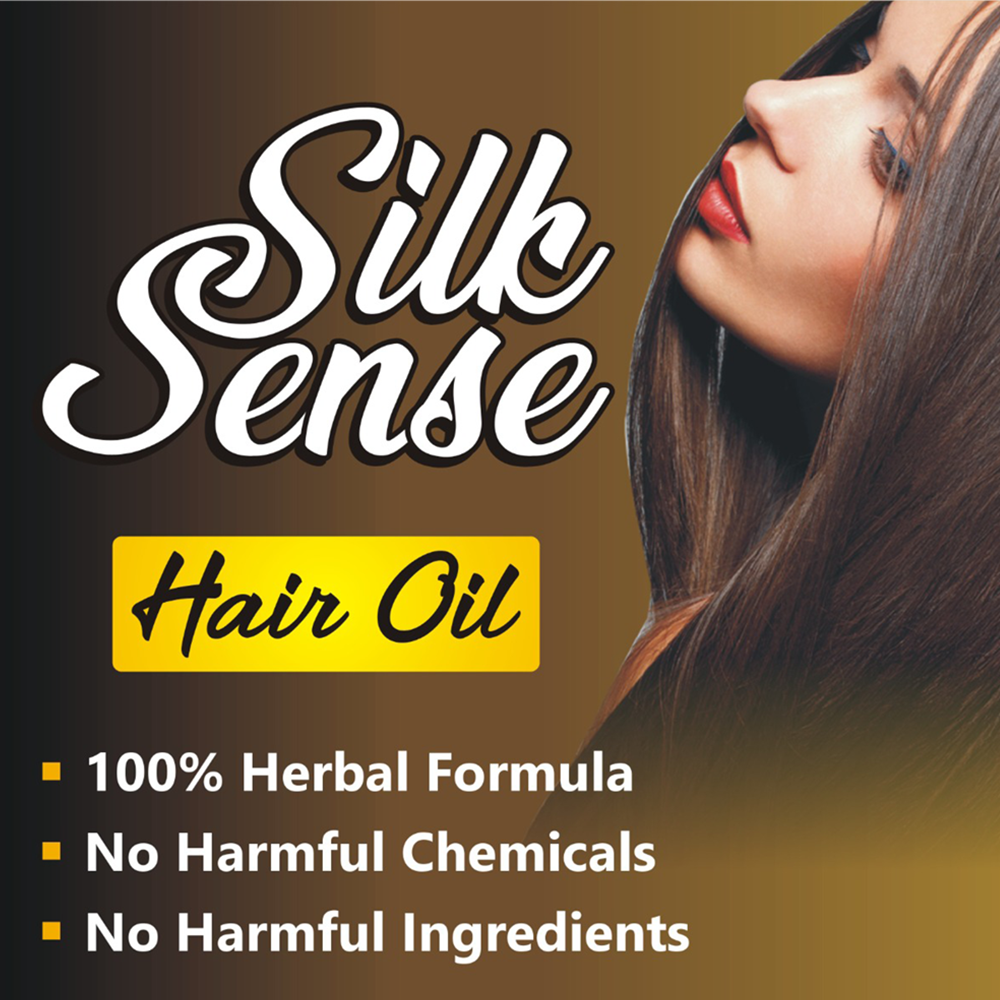 Silk Sense Hair Oil – 100% Organic & Natural – 100ml