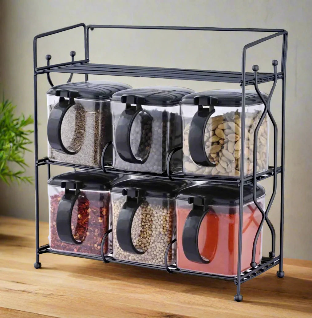 STEEL SPICE RACK