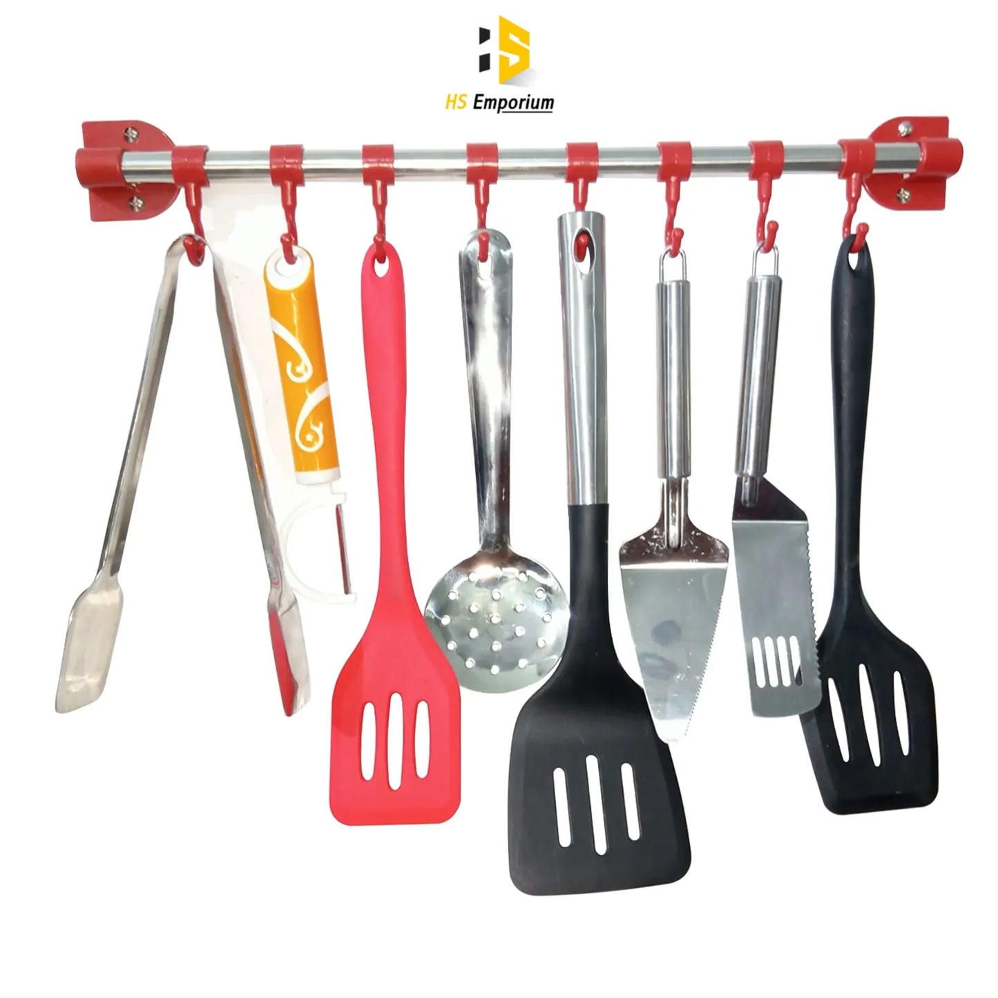 8 Hooks Kitchen Accessories Organizer