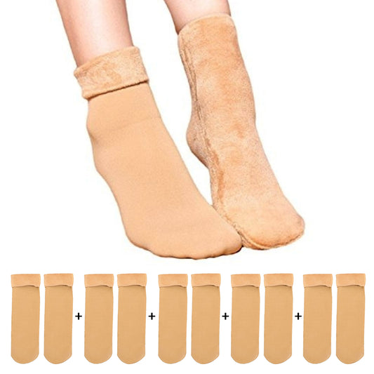 Best Quality Thermal Fleece Socks Autumn Winter Plus Velvet Thick Socks Fleece Lined Warm Socks Fuzzy Soft Women Thick Sock Free-Size Fits All