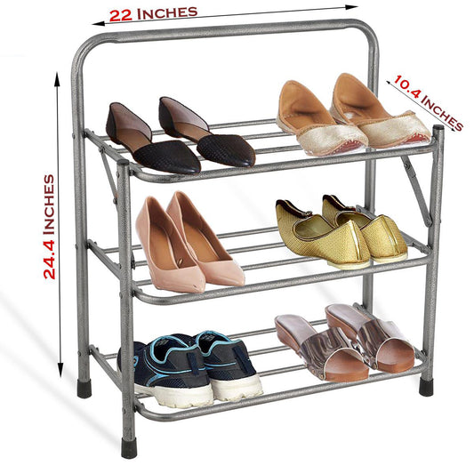 High Quality 3 / 4 / 5 Layer Steel Shoe Rack | Shoe Stand | Steel Shoe Stand | HS Emporium |
