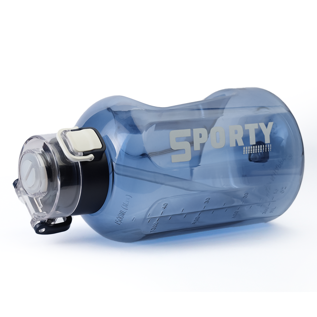 Sports Water Bottle with Straw | BPA Free Leak Proof Gym Water Bottle | Large Capacity Fitness Bottle for Gym, Office & Outdoor