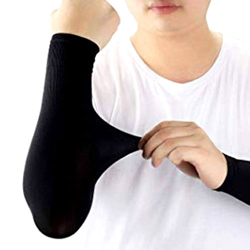 Pair Of Black Arm Sleeves With Skin Protection
