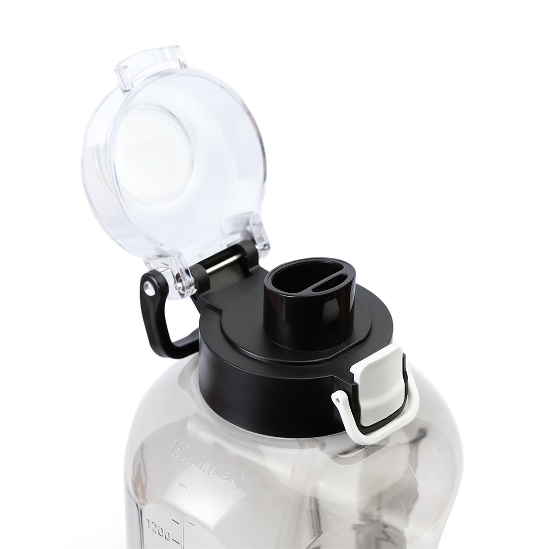 Sports Water Bottle with Straw | BPA Free Leak Proof Gym Water Bottle | Large Capacity Fitness Bottle for Gym, Office & Outdoor