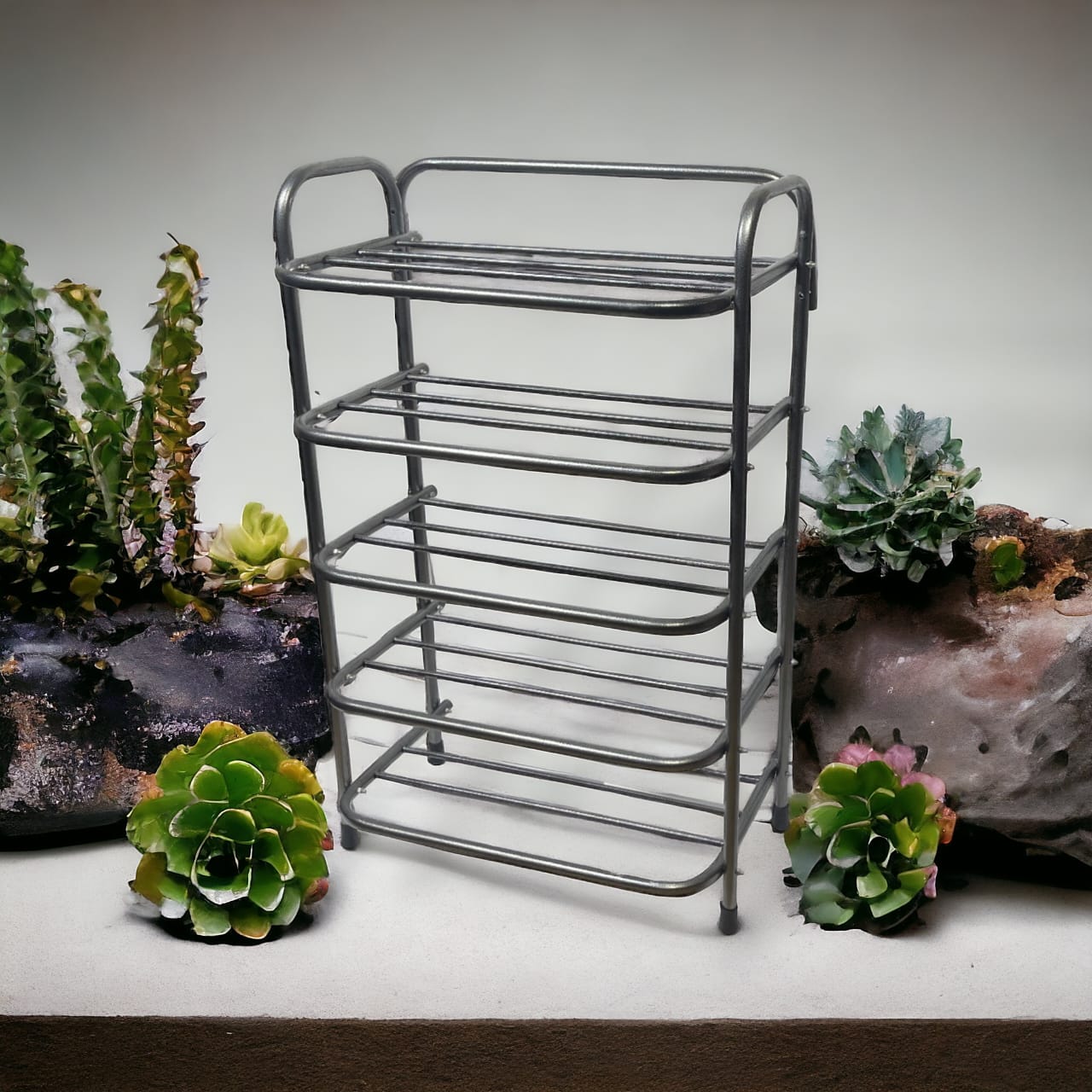 High Quality 3 / 4 / 5 Layer Steel Shoe Rack | Shoe Stand | Steel Shoe Stand | HS Emporium |