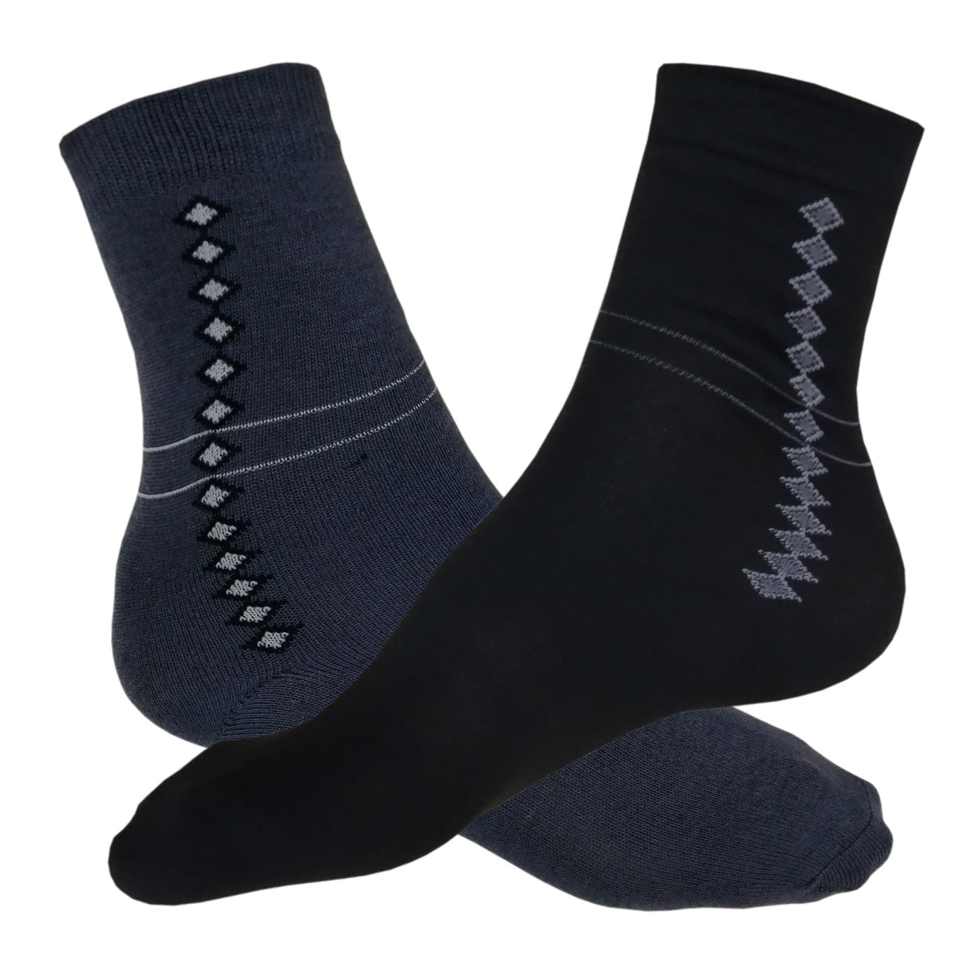 5 Pair of Classic Men Socks Regular Wool-Cotton Socks for Men High Quality Long Socks for Office Casual Wear in Random Colors